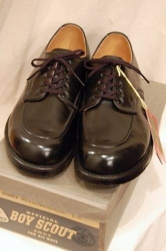 dead stock 50's brown shoe coboy scout shoes