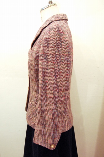40'S～ NEP TWEED TAILORED JACKET (O.WHT/L.BEIGE/D.BLE/BGDY)