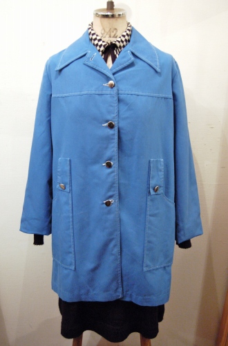 60'S～ LIGHT WEIGHT MIDDLE LENGTH COAT(CYAN)