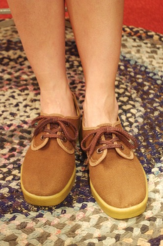 DEAD STOCK 60'S～ CANVAS SHOES BOOSTER TYPE(BRN)