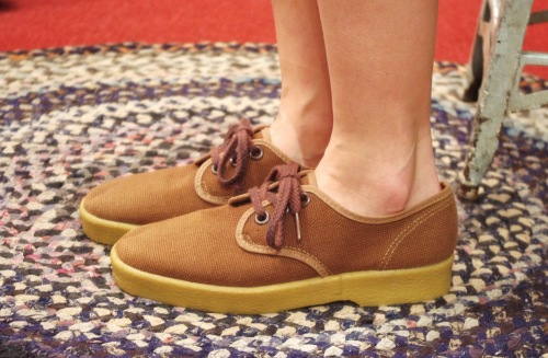 DEAD STOCK 60'S～ CANVAS SHOES BOOSTER TYPE(BRN)