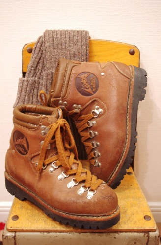 LOWA MOUNTAIN CLIMBING BOOTS(BRN/MADE IN GERMANY)