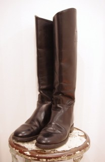 VINTAGE THE GRIFFIN JOCKEY BOOTS(BLK)