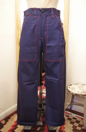 DEAD STOCK 70'S～ ELY FATIGUE PANTS(NVY)