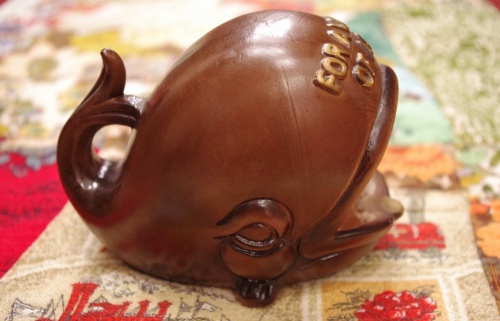 VINTAGE FRO A WHALE OF A GUY POTTERY ASHTRAY