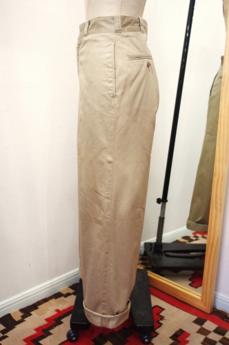60'S～ US MILTARY CHINO PANTS(BEIGE)