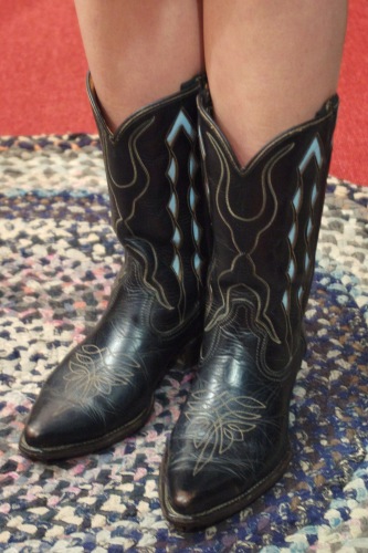 50'S～ ACME INLAY BOOTS(BLK/P.BLE)