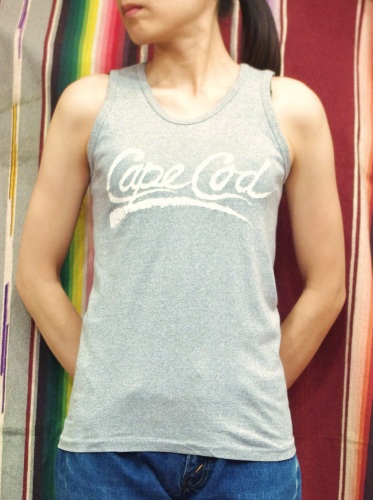 80'S～ ARTEX CAPE COD PRINTED TANK TOP(MADE IN USA・H.GRY)