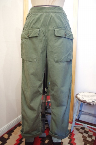 70's～ WOMEN'S US MILITARY RIPSTOP UTILITY PANTS(OD)