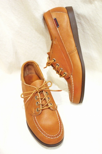 DEAD STOCK SEBAGO CAMPSIDES LEATHER MOCASSIN SHOES(MADE IN USA/BRN)