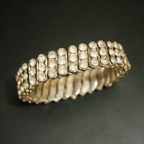 vintage rhinestone bracelet