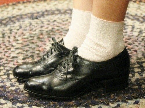  DEAD STOCK 40'S～ SEARS LEATHER OXFORD SHOES (BLK)