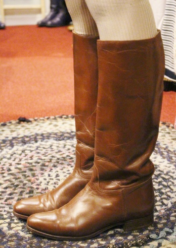 VINTAGE EQUESTRIAN HORSE RIDING BOOTS (BRN)