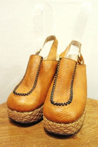 vintage pladform sandal
