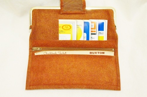 DEAD STOCK 70'S～ BUXTON SUEDE WALLET WITH BOX (R,BRN)
