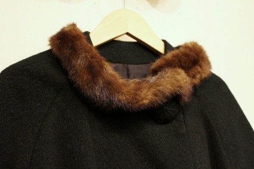 vintage mink collar coat