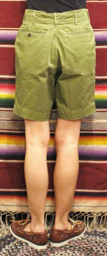 50'S～ BOY SCOUT UNIFORM CHINO SHORT PANTS (OD)