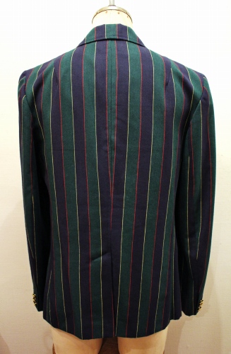 70'S～ STRIPE TAILORED JACKET (GRN/NVY/RED/YLW)