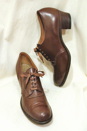 DEAD STOCK 40'S～ MIRACLE-TREAD OXFORD SHOES (BRN)