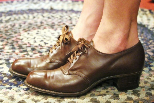 DEAD STOCK 40'S～ MIRACLE-TREAD OXFORD SHOES (BRN)